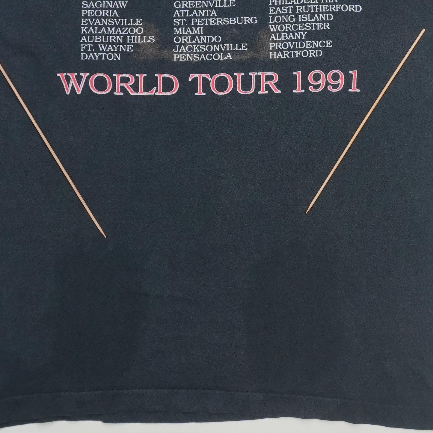 1991 Queensryche Empire Building Empires World Tour Shirt Detail 8