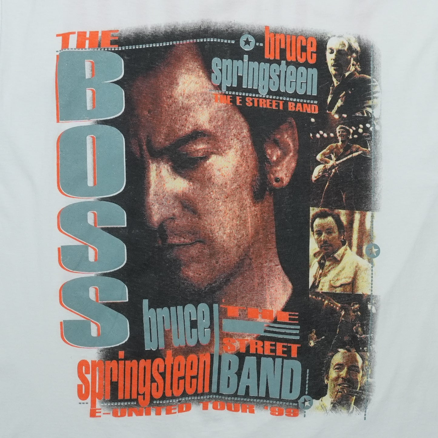 1999 Bruce Springsteen E Street Band E-United Tour Shirt Detail