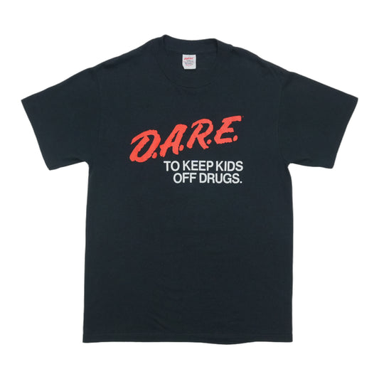 1990s D.A.R.E. To Keep Kids Off Drugs Shirt Front