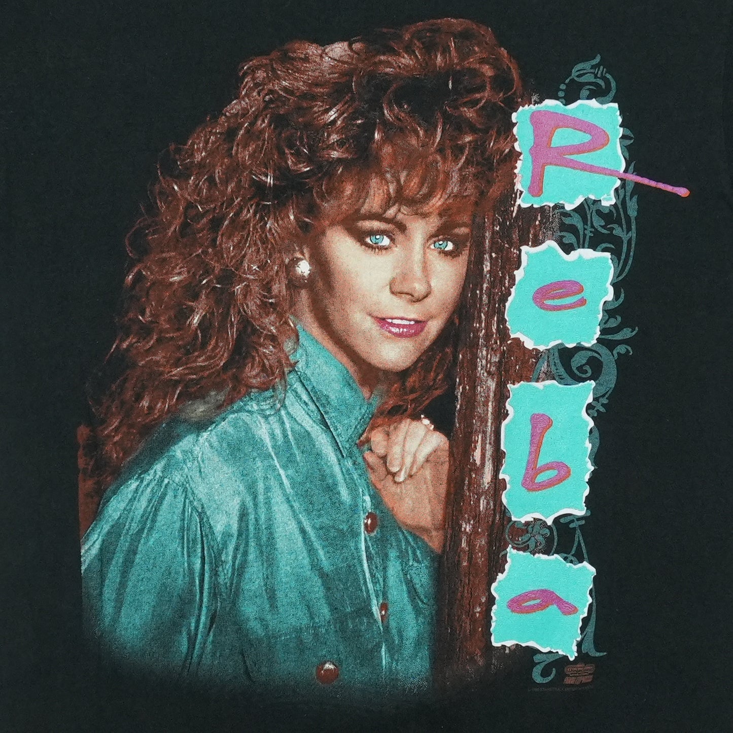 1993 Reba McEntire Tour Shirt Front Detail 1