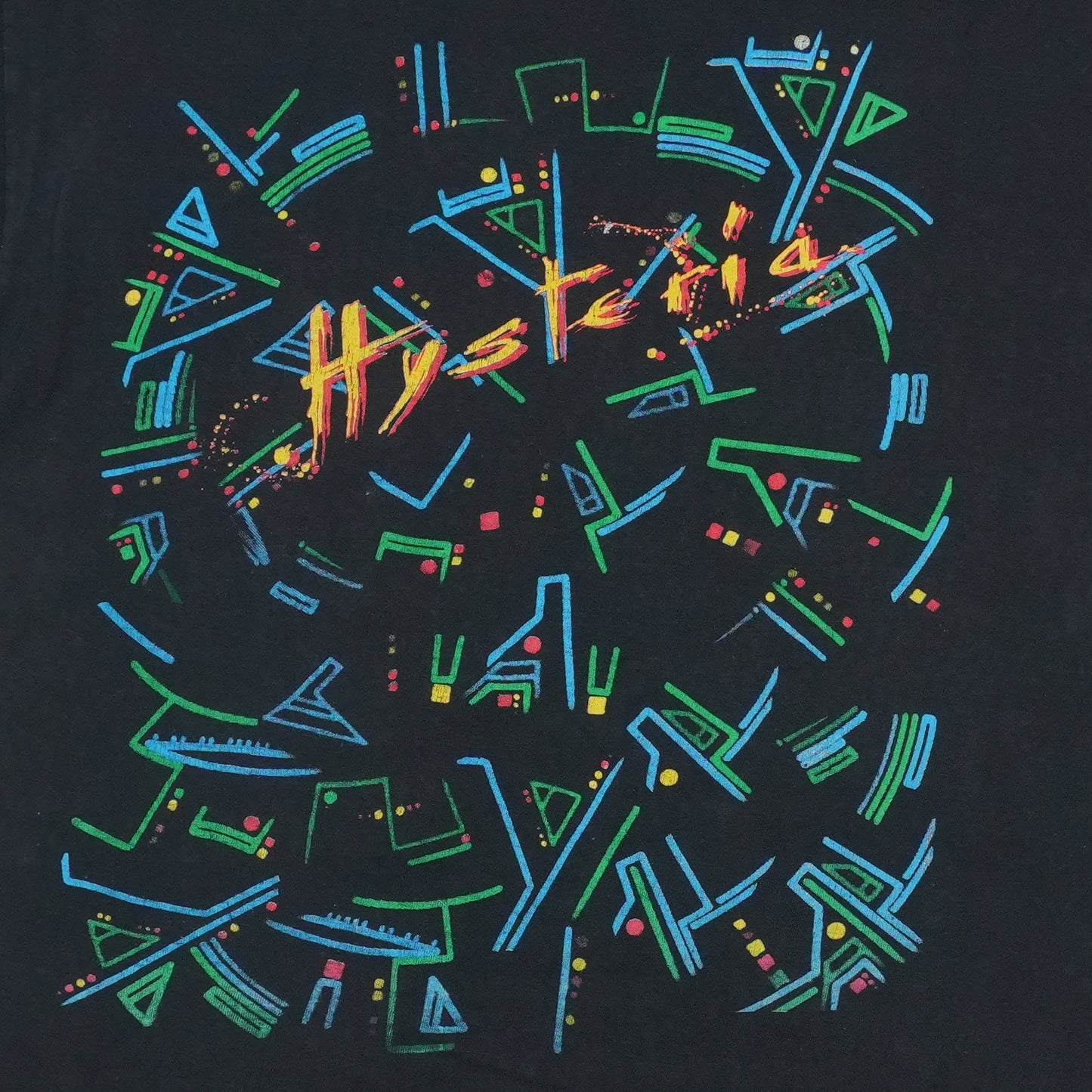1987 Def Leppard Hysteria Shirt Back Graphic