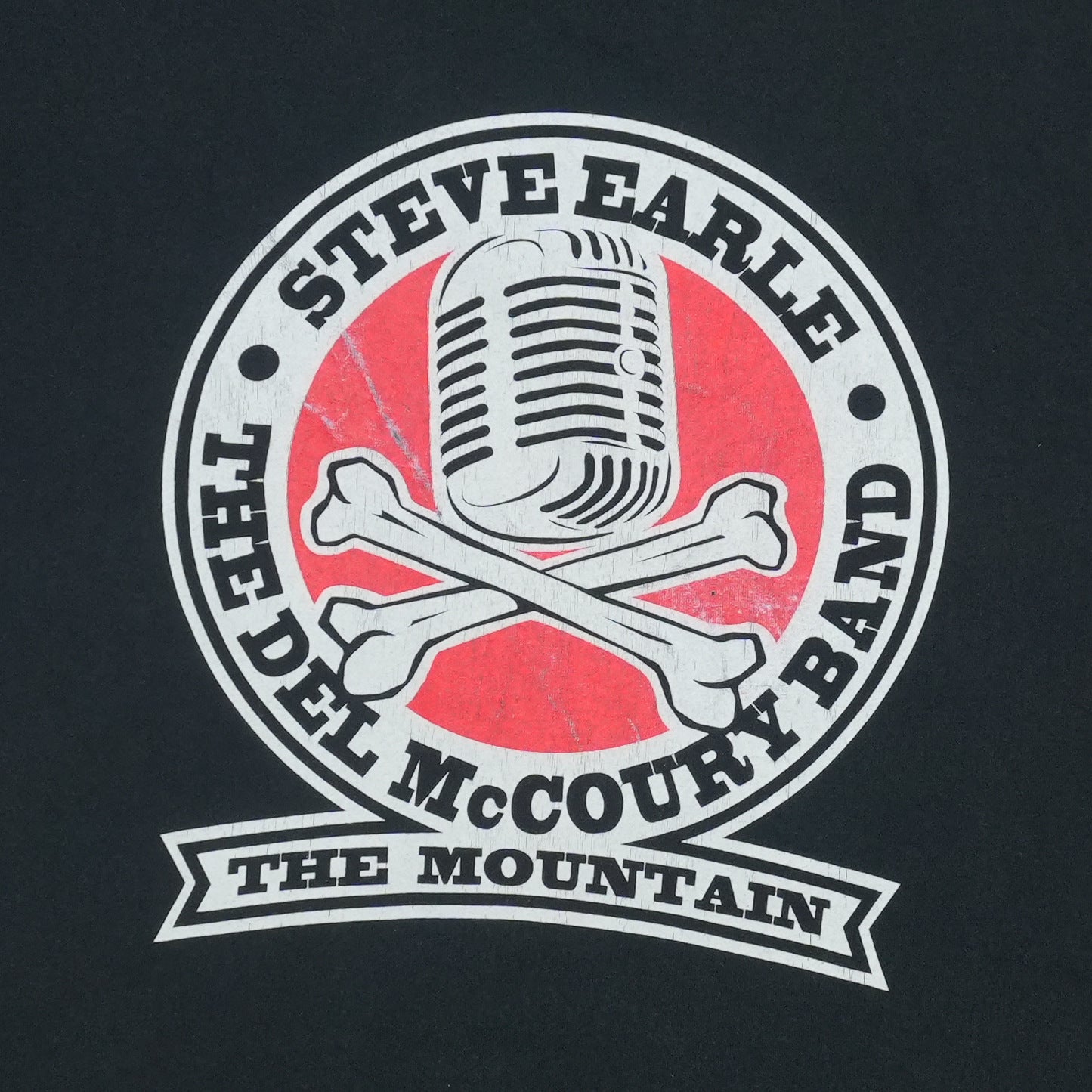 1999 Steve Earle World Tour Shirt Front Graphic