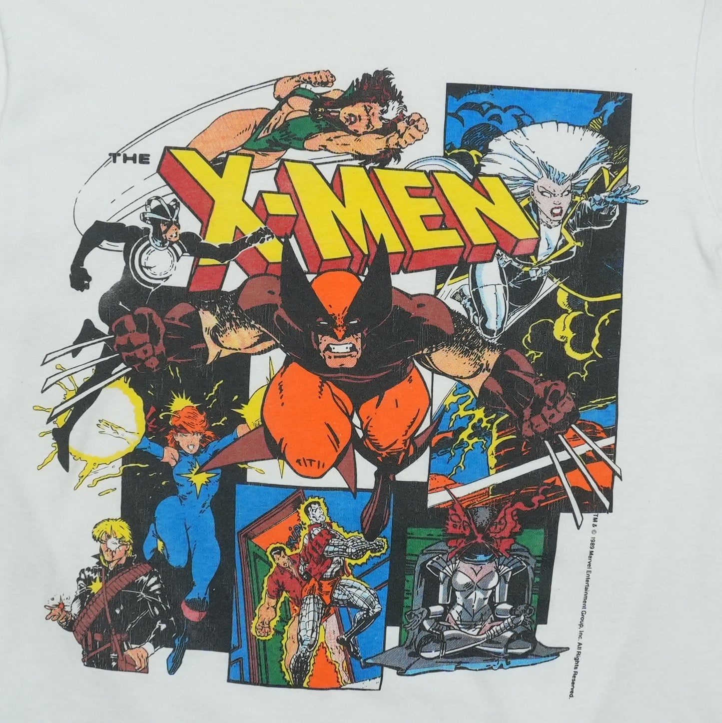 1990s X-Men Marvel Comics Shirt Front Graphic