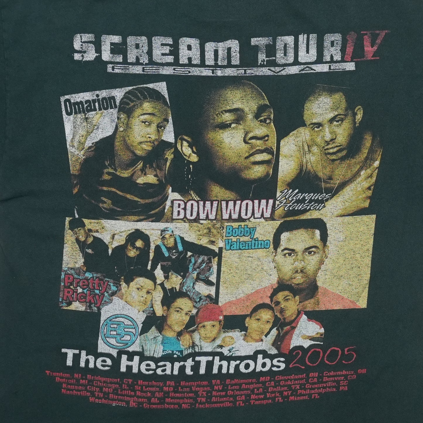 2005 Bow Wow Scream Tour IV Shirt Back Graphic