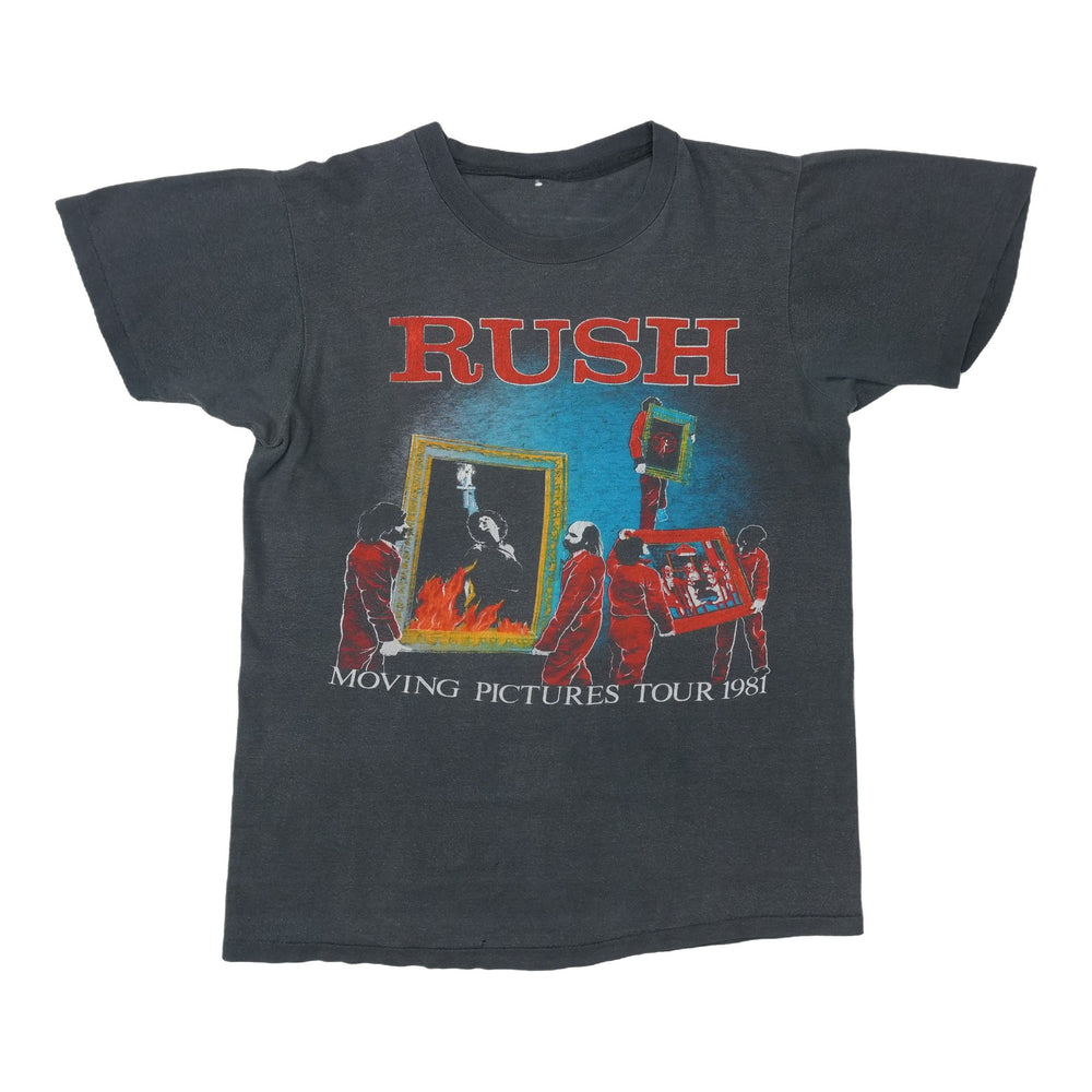 1981 Rush Moving Pictures Tour Shirt Front