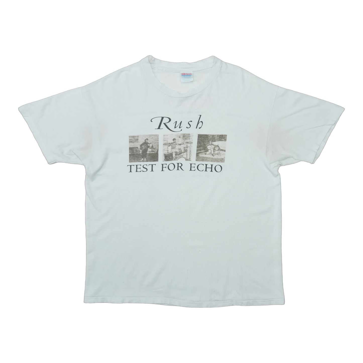 1996 Rush Test For Echo Tour Shirt Front