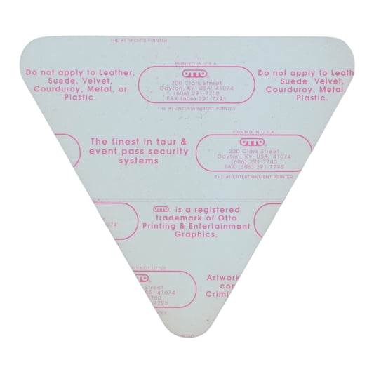 1994 Phish Tour 1994 Local Crew Backstage Pass - back