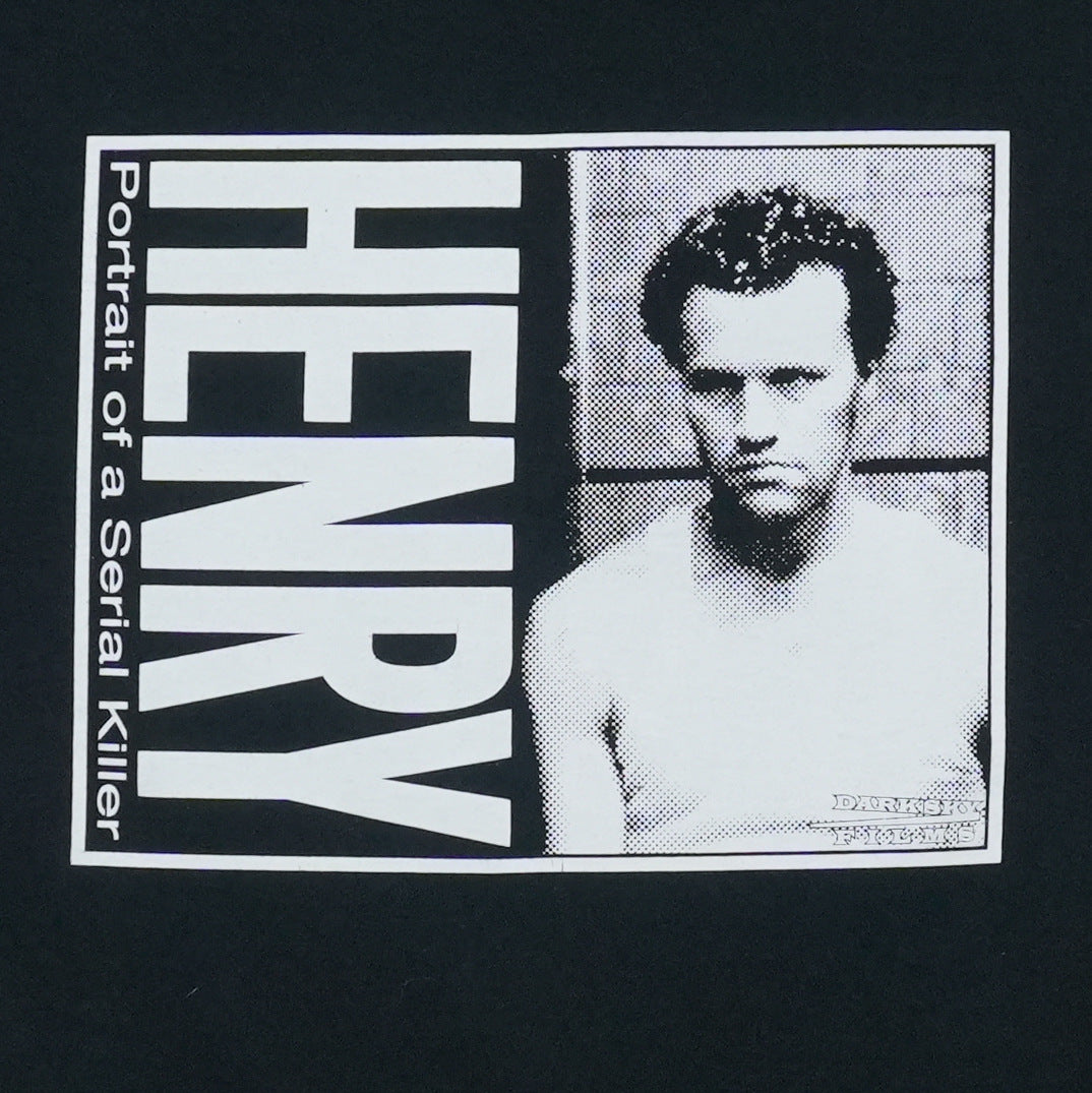 1990s Henry Portrait of a Serial Killer Movie Shirt Front Graphic
