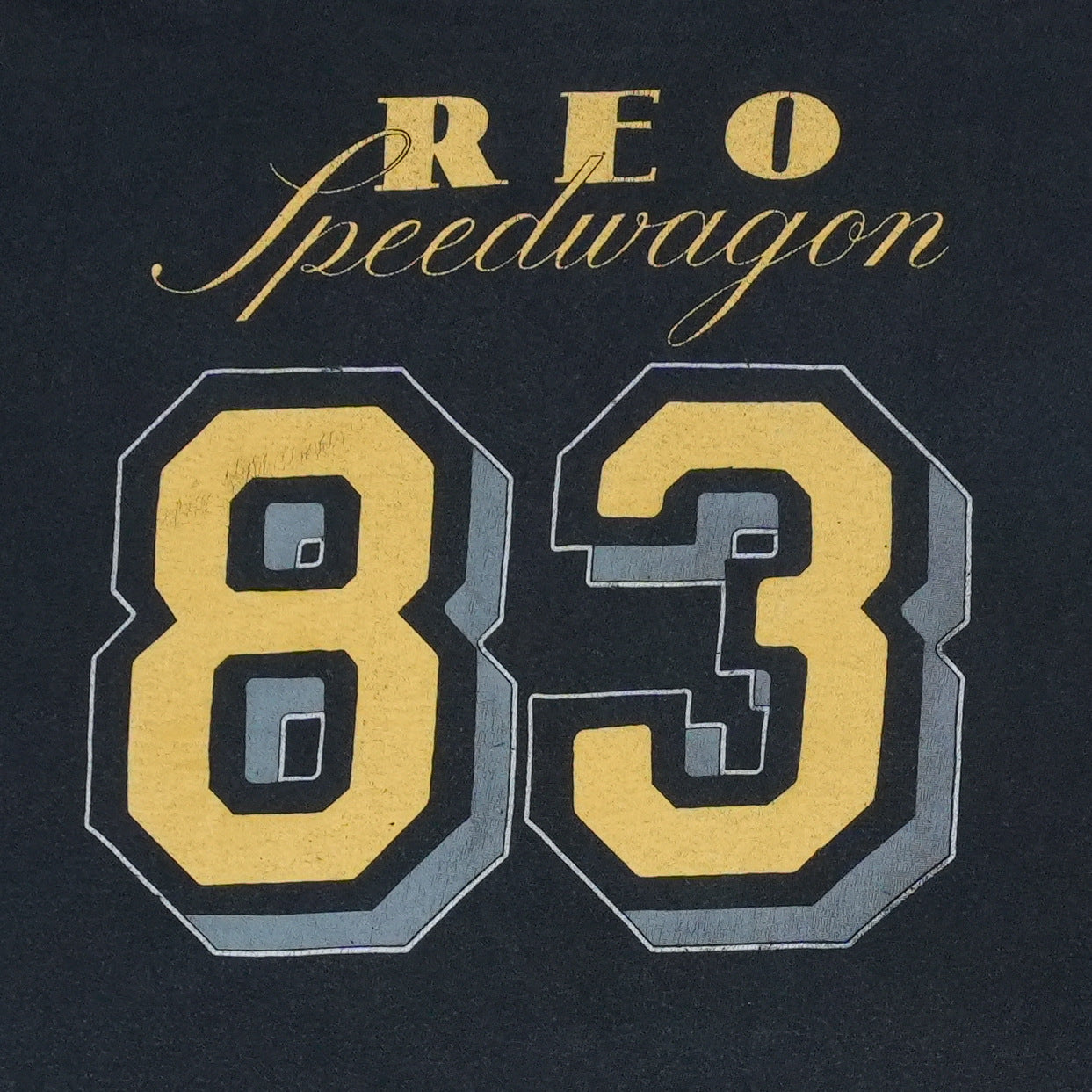 1983 REO Speedwagon Tour Shirt Detail 5