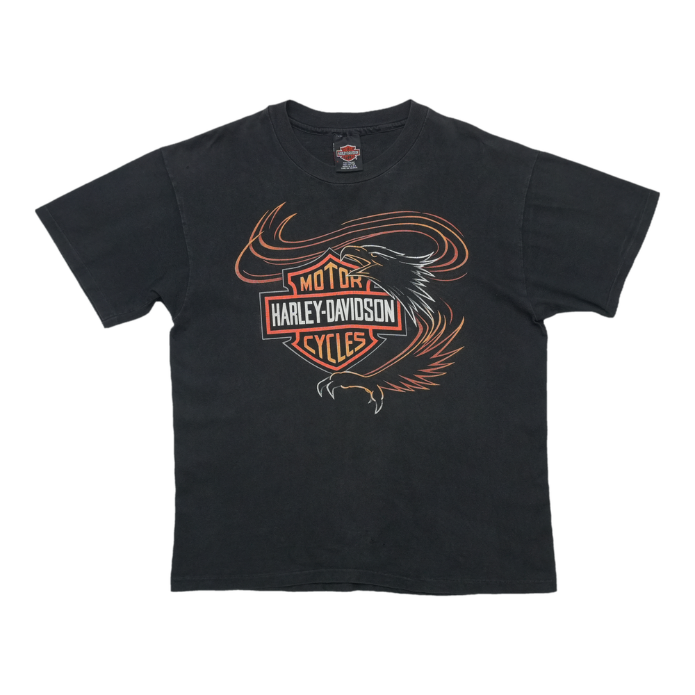 1990s Harley Davidson Swooping Eagle ShirtFront