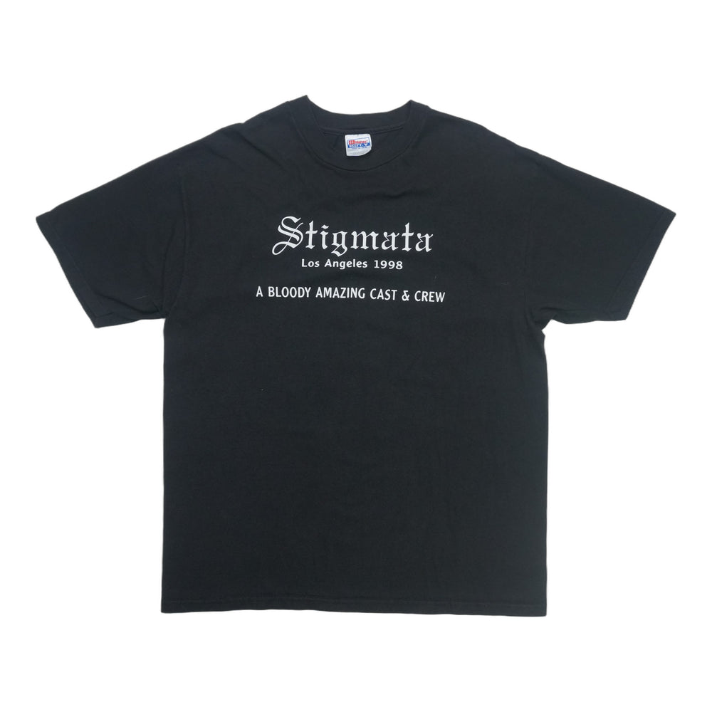 1998 Stigmata Movie Cast & Crew Shirt Front