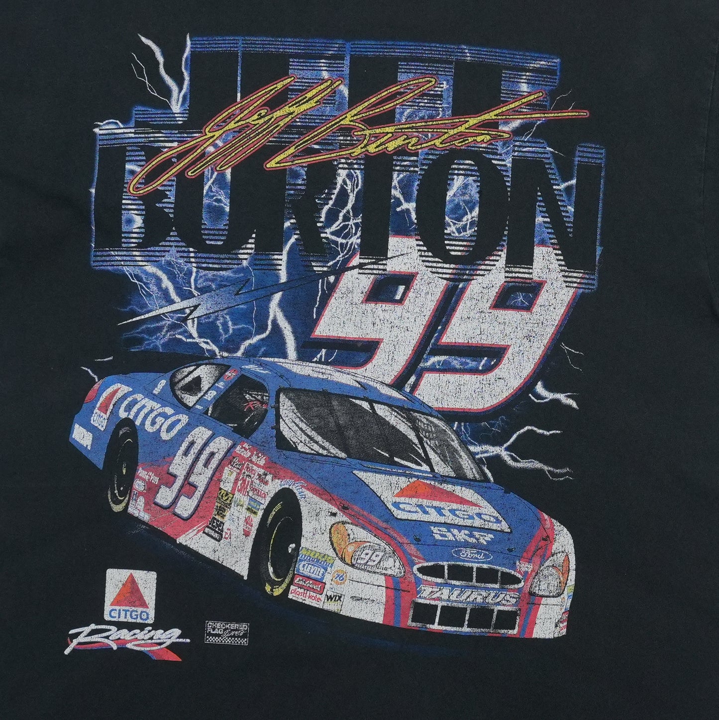 1990s NASCAR Jeff Burton 99 Citgo Shirt Front Detail 1