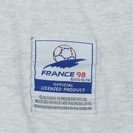 1998 France World Cup FILA Soccer Shirt Tag