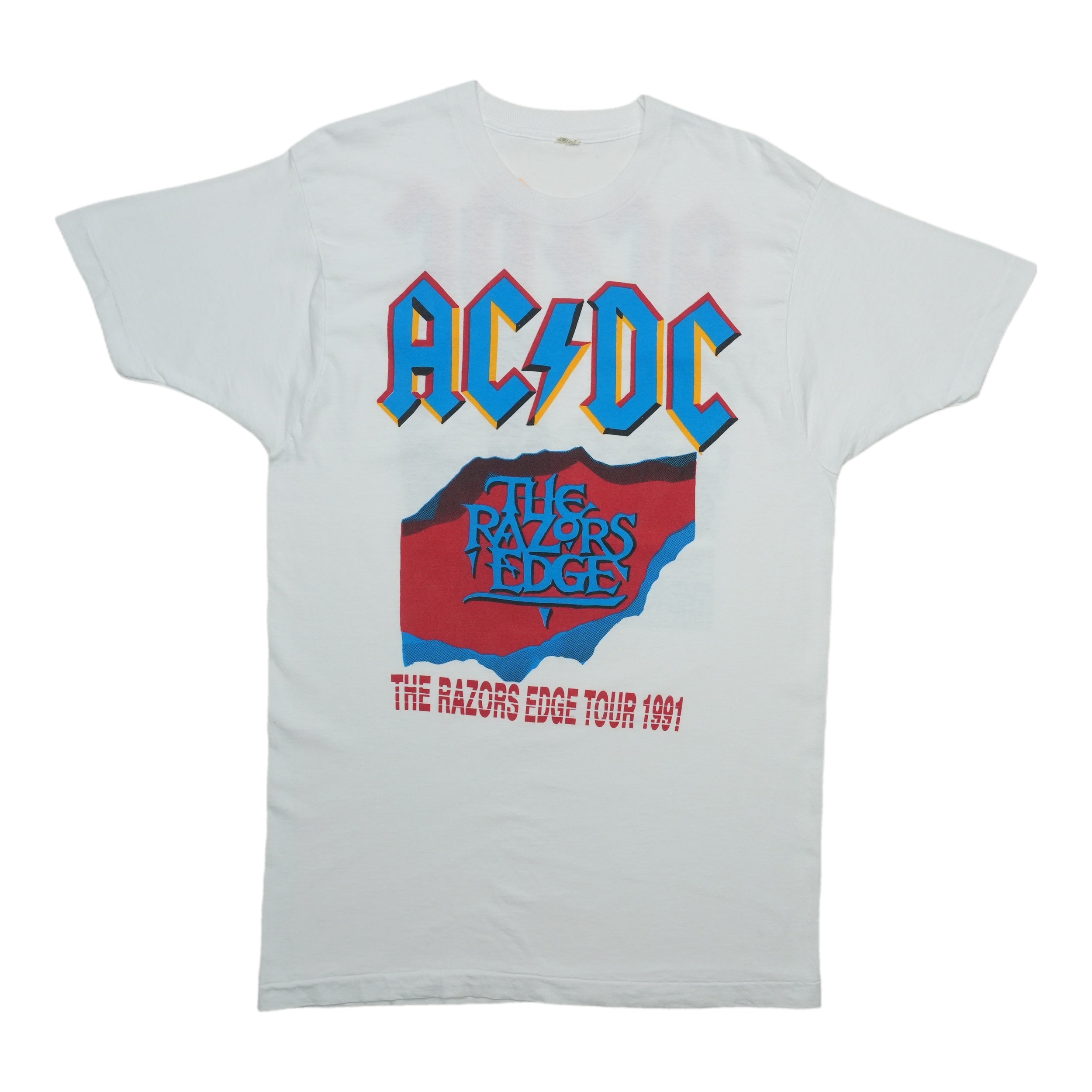 1991 AC/DC The Razors Edge Tour Shirt | WyCo Vintage