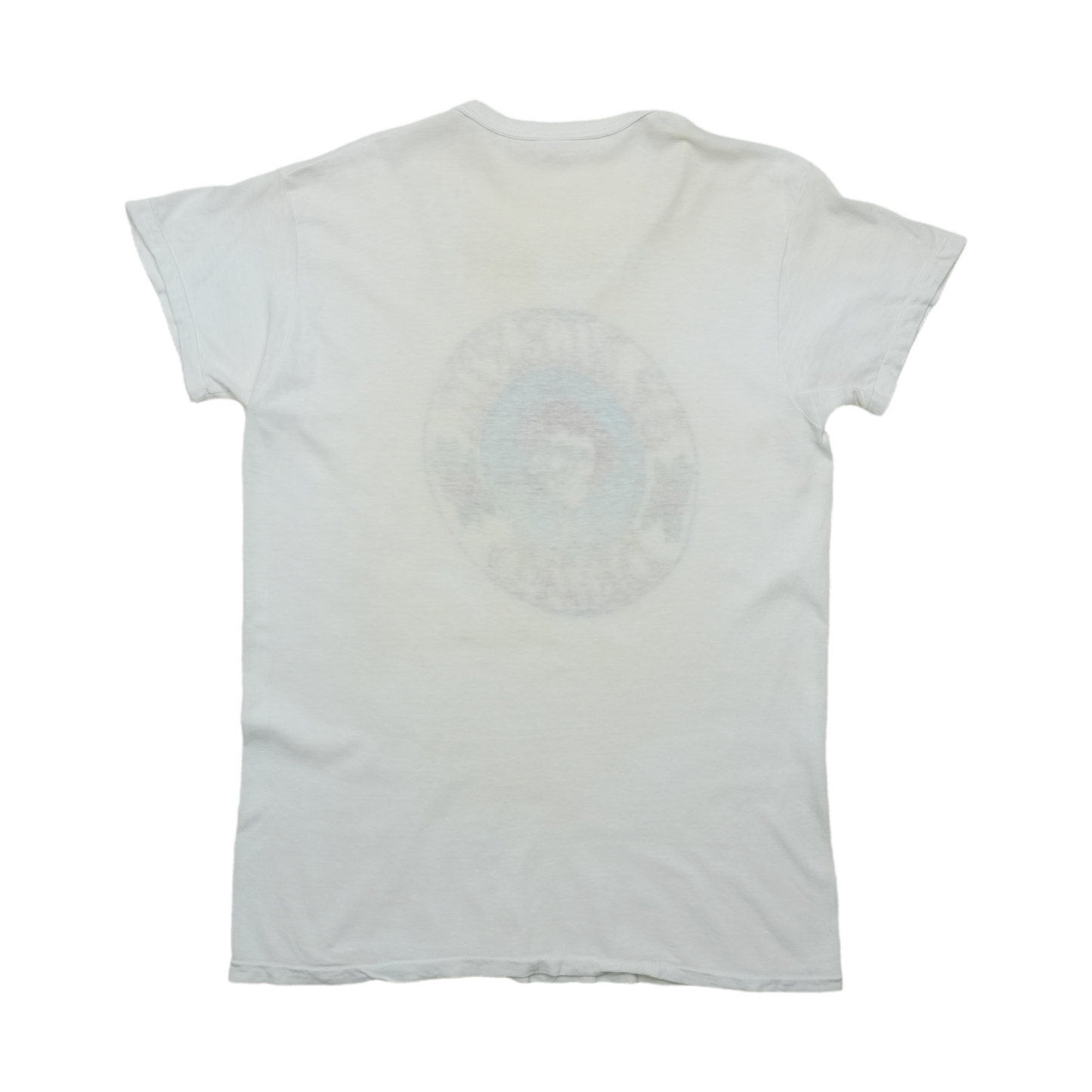 1970s Grateful Dead Bertha Skull Roses Shirt Back