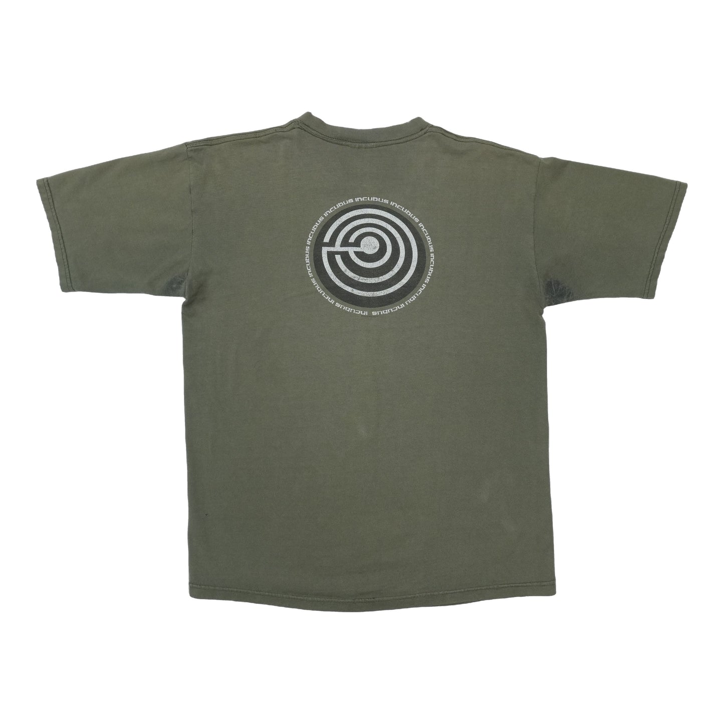 1990s Incubus Spiral Logo Shirt Back