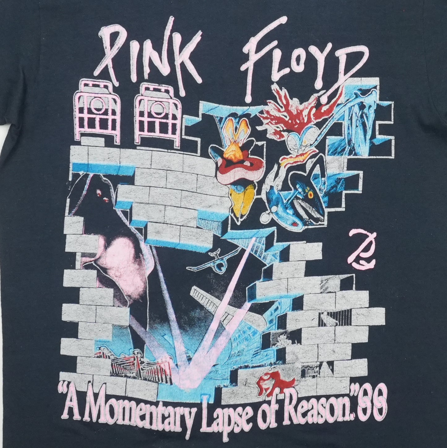 1988 Pink Floyd A Momentary Lapse of Reason Tour Shirt Front Detail 1