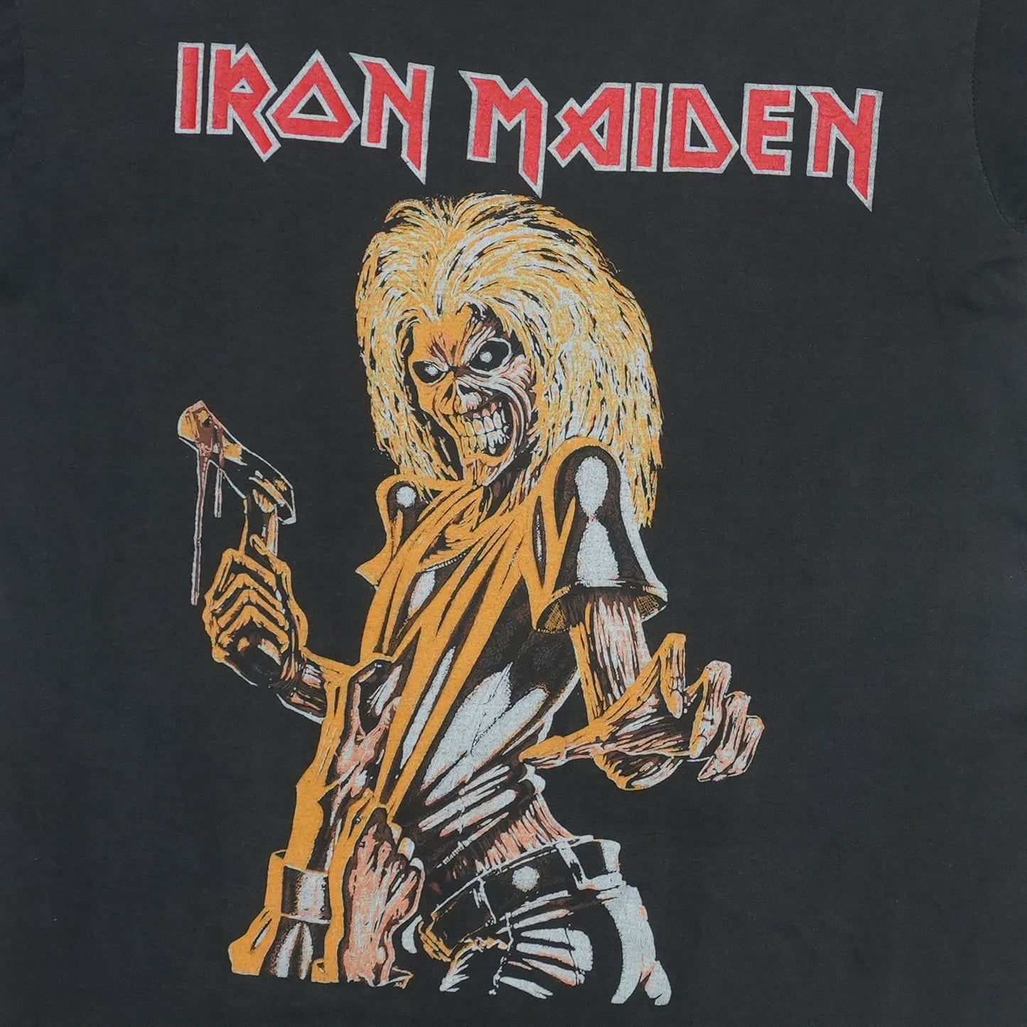 1981 Iron Maiden Killer World Tour Shirt Detail 2