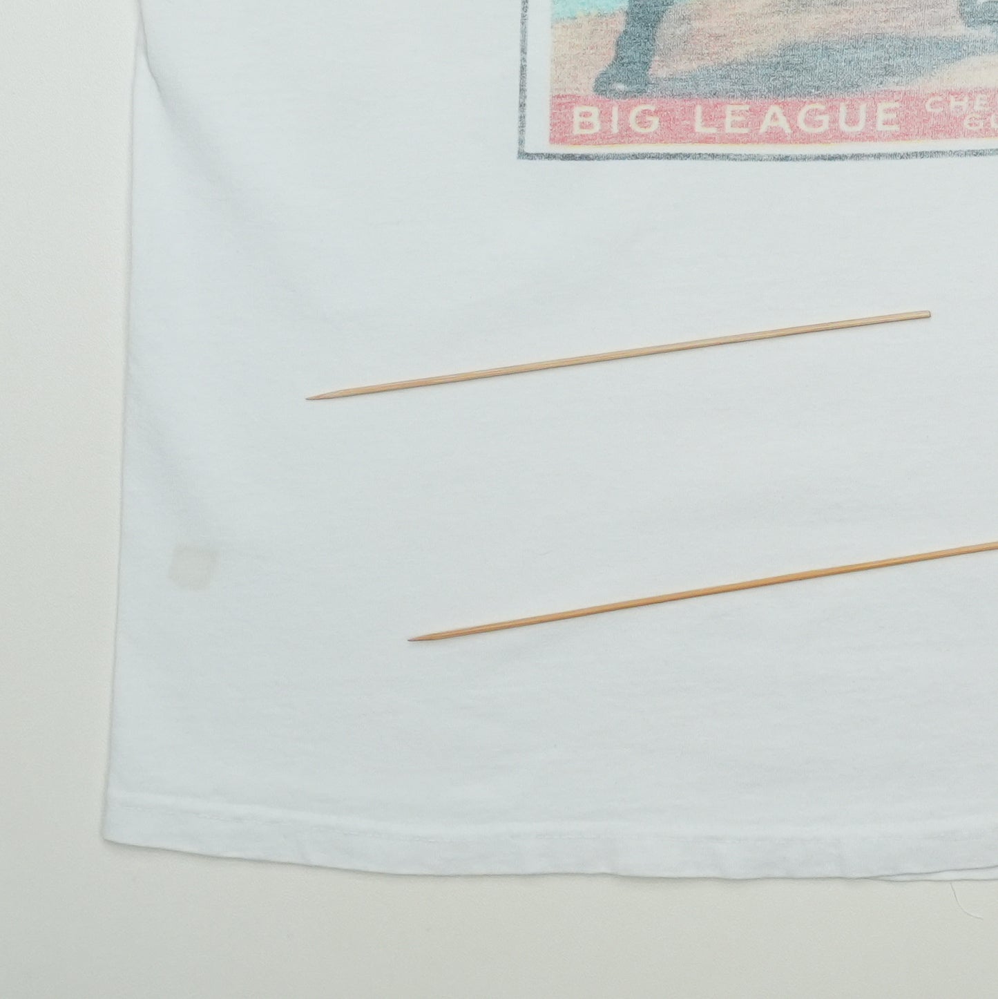 1990s Lou Gehrig Big League Chewing Gum Baseball Card Shirt Front Detail 1