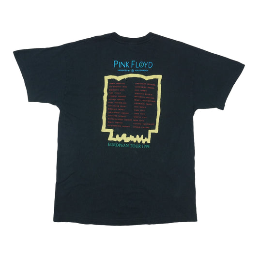 1994 Pink Floyd Division Bell European Tour Shirt Back