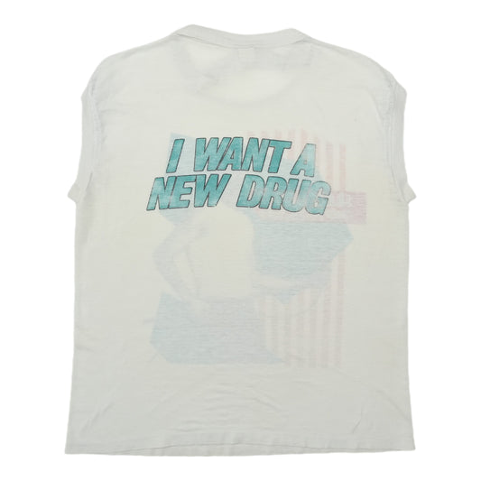 1980s Huey Lewis And The News Sleeveless Shirt Back