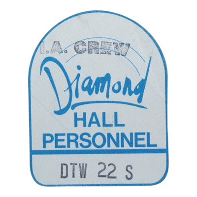 1980s Neil Diamond I.A. Crew Hall Personnel Backstage Pass