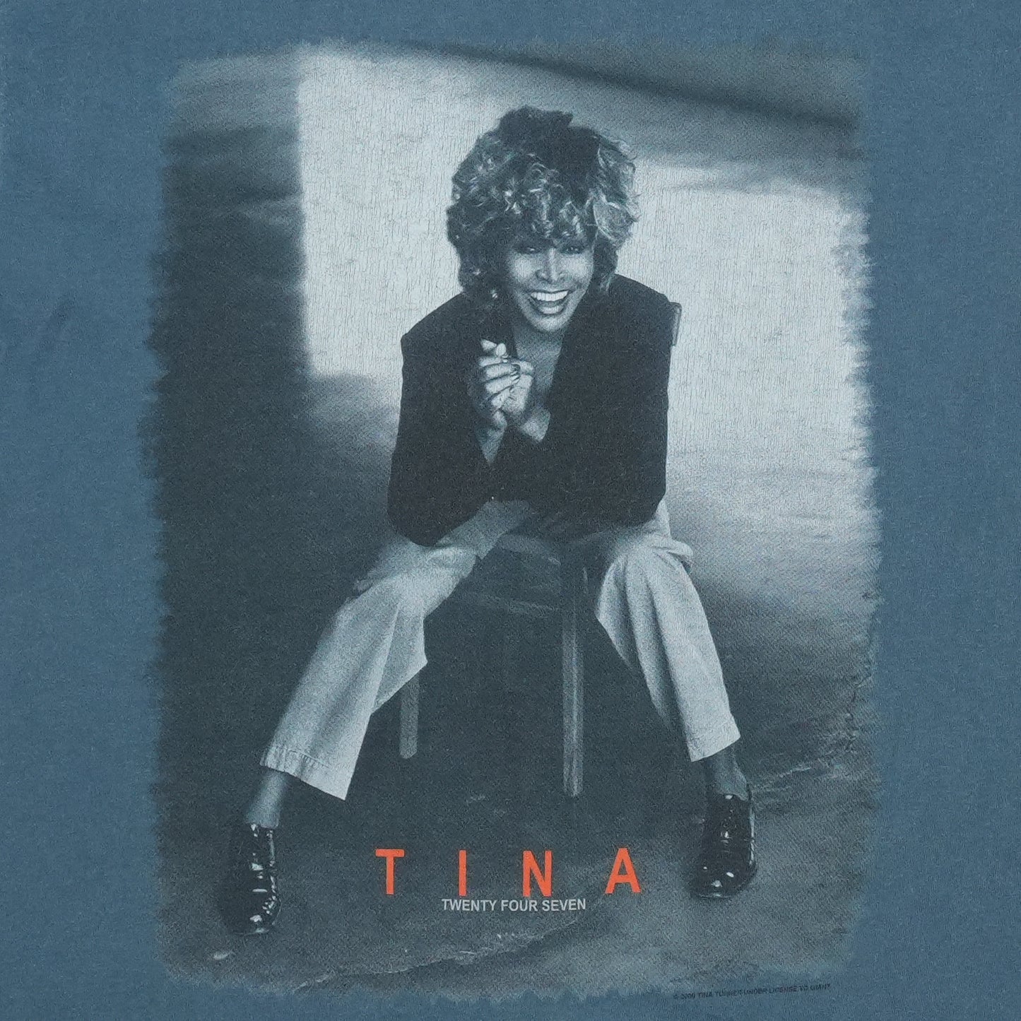 2000 Tina Turner Tour Shirt Front Graphic