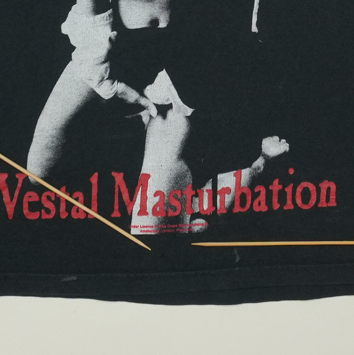 2000s Cradle Of Filth Vestal Masturbation Shirt Detail 3
