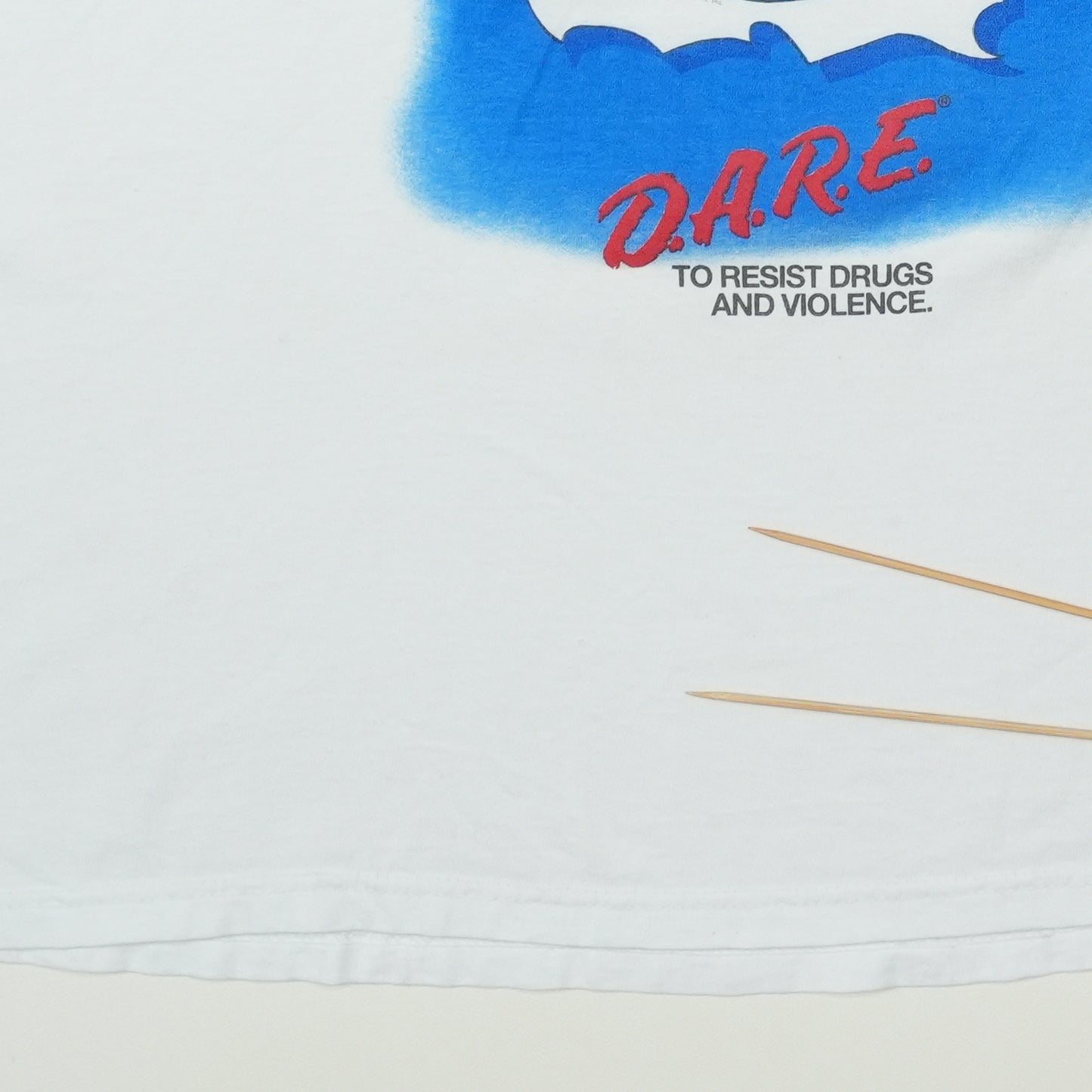 1990s DARE Lion Graduate Shirt Detail 3
