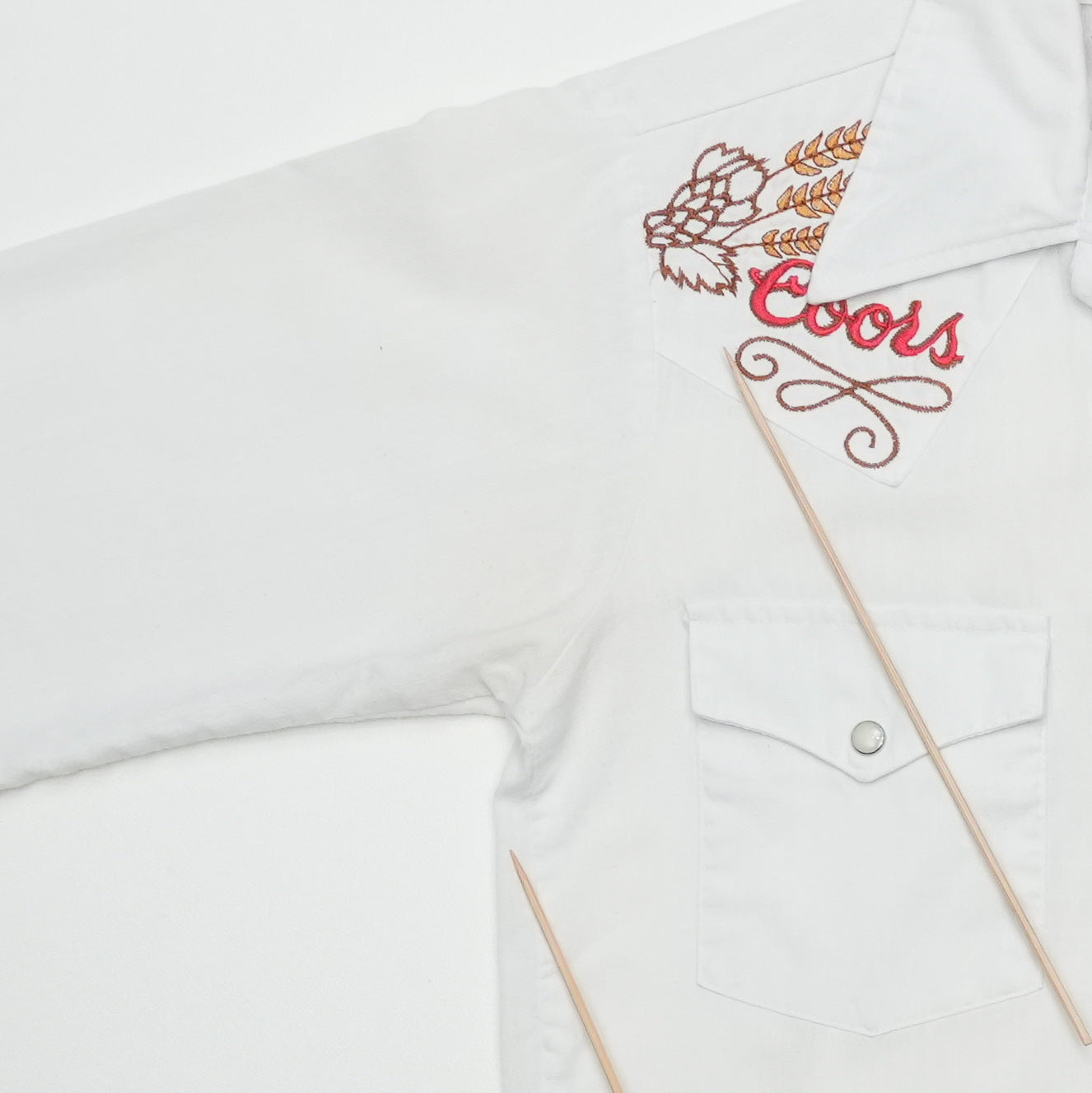 1970s Coors Western Shirt Detail 1
