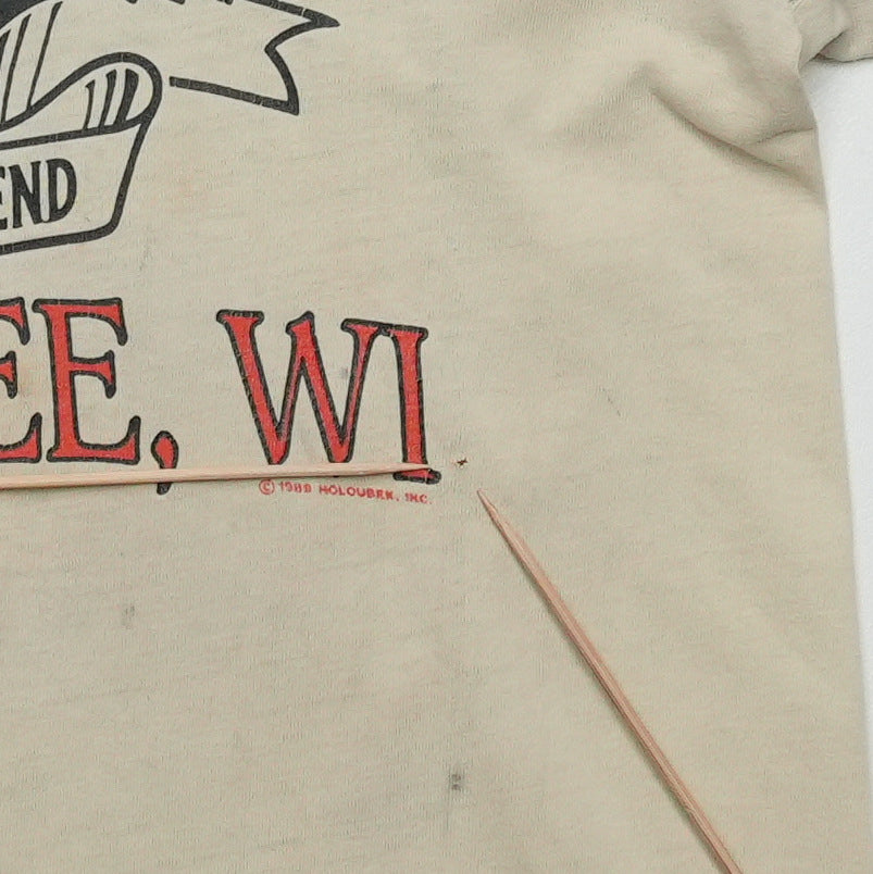1989 Harley Davidson Owens Yakima Washington Shirt Detail