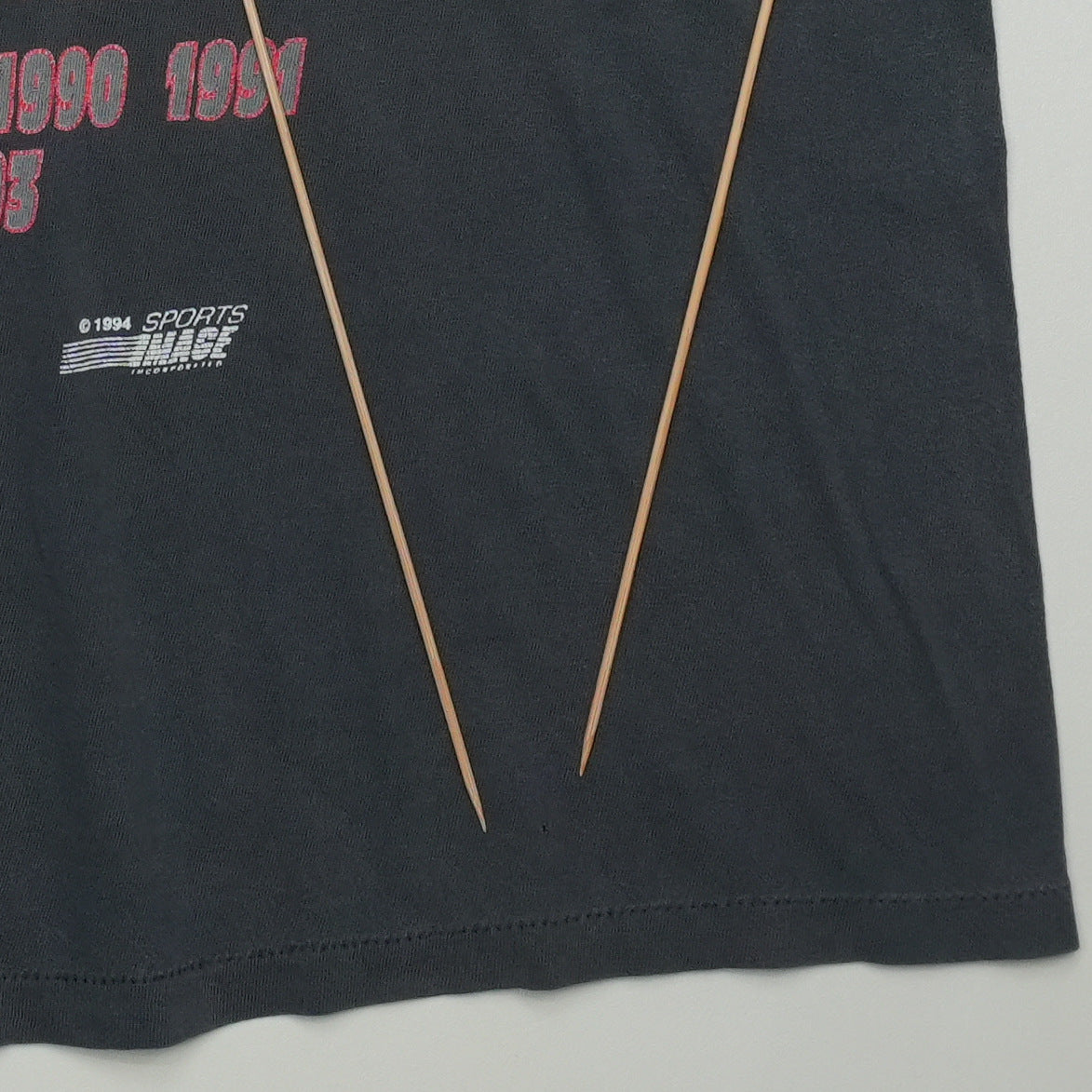 1998 Dale Earnhardt 7 Time Winston Cup Champion Shirt Detail
