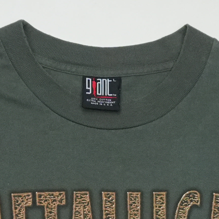 1990s Metallica Black Album Faces Shirt Tag