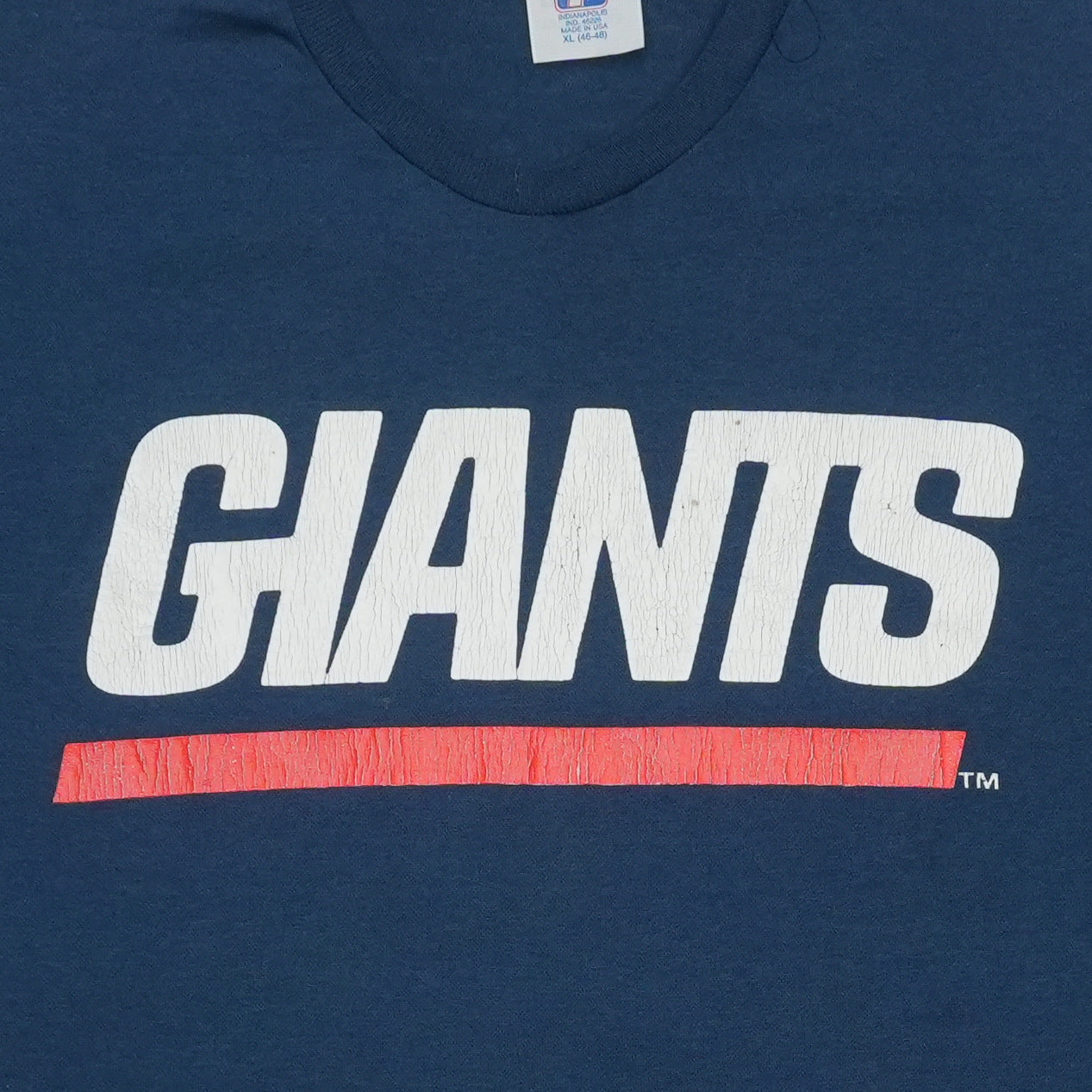 1980s New York Giants Shirt Front Graphic