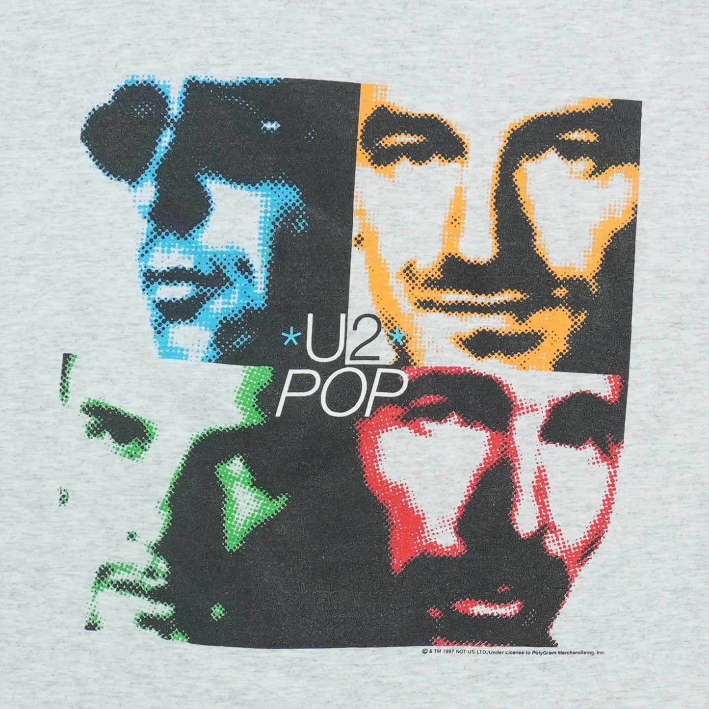 1997 U2 Pop Shirt Front Graphic