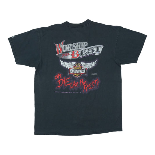 1991 Born To Die Jesus Christ Shirt Back
