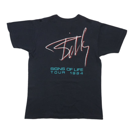 1984 Billy Squier Signs Of Life Tour Shirt Back