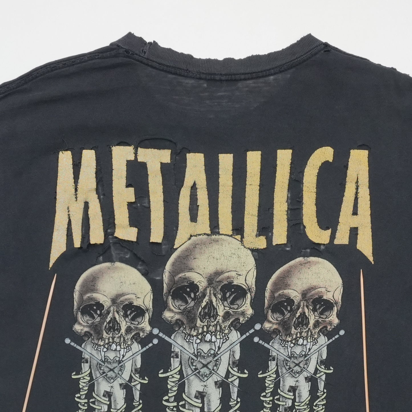 1990s Metallica Pushead Shirt Back Detail 3