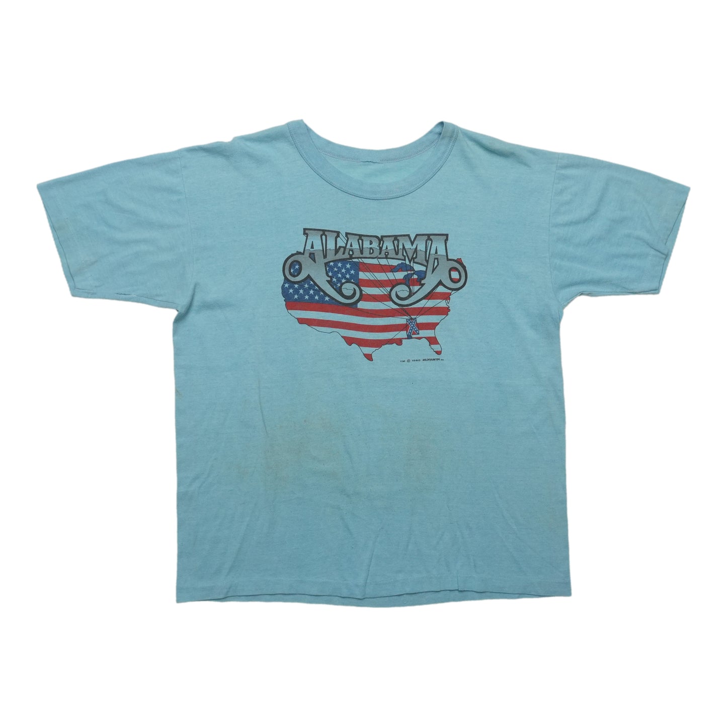 1982 Alabama Mountain Music Tour Shirt Front