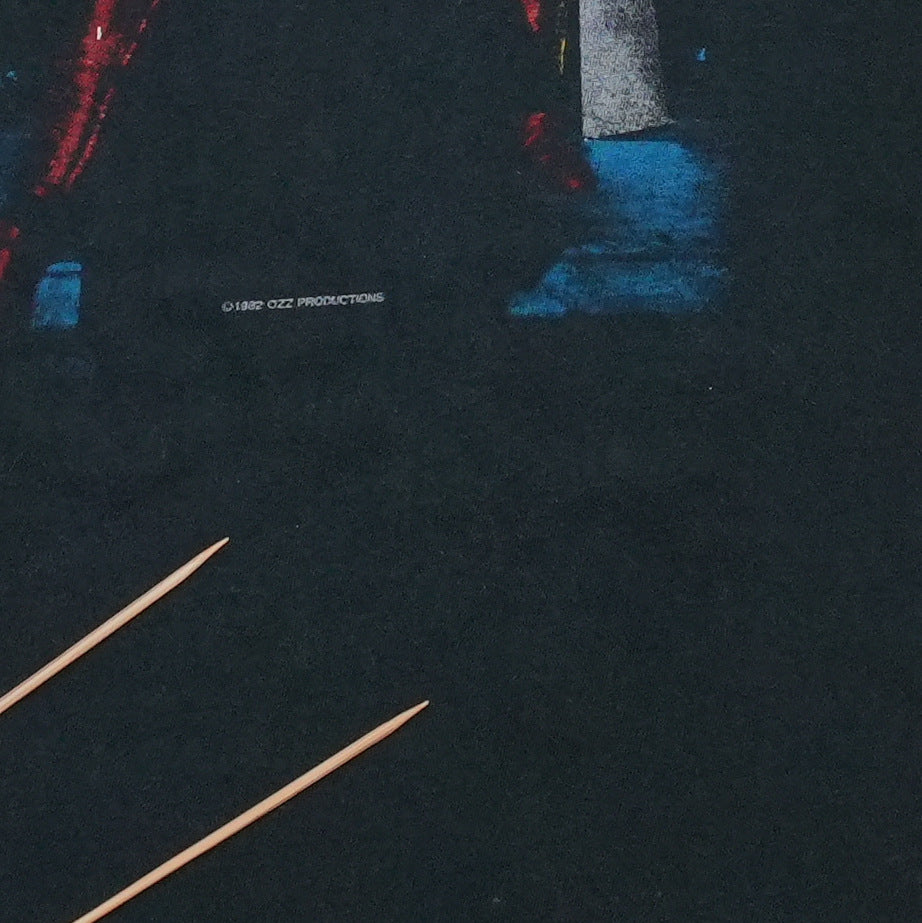1982 Ozzy Osbourne Speak Of The Devil Shirt Front Detail 1