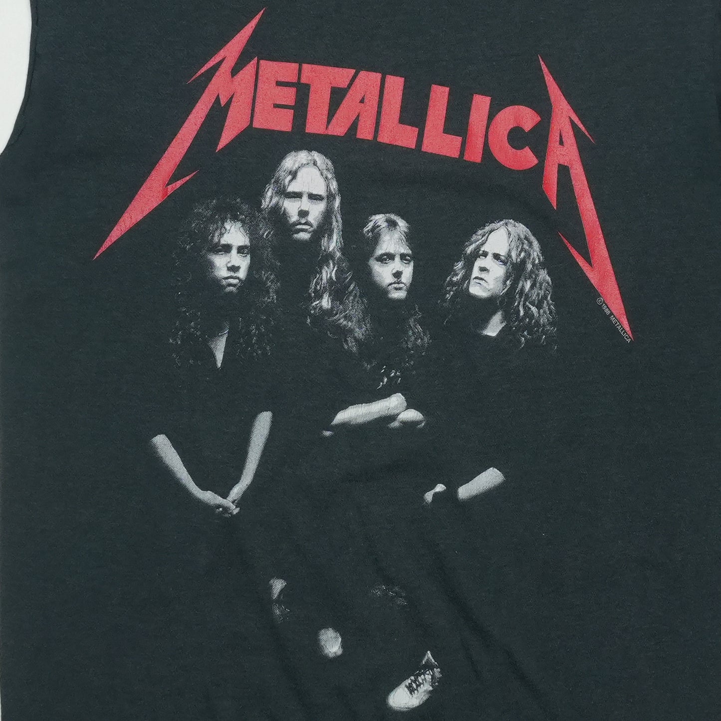 1988 Metallica And Justice For All Sleeveless Shirt Back Detail 1