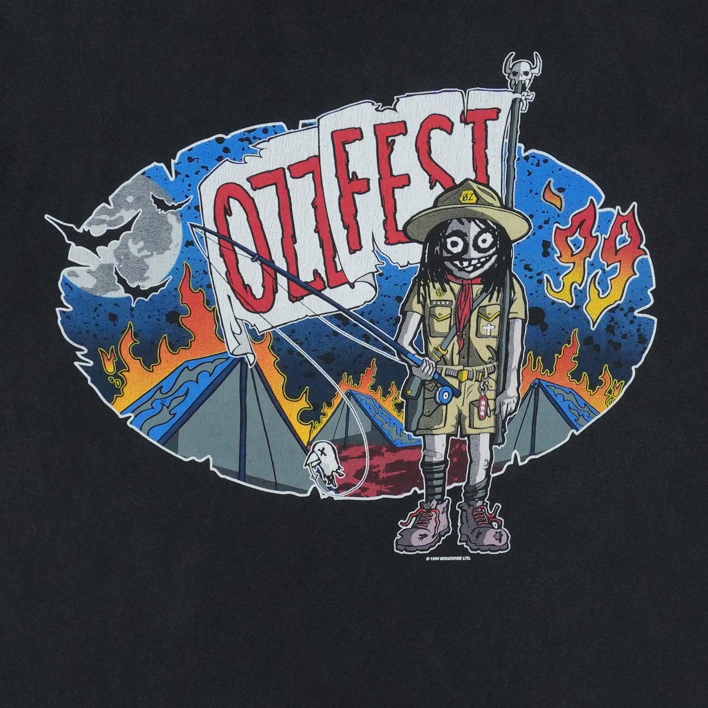 1999 Ozzfest Black Sabbath Shirt Detail 2
