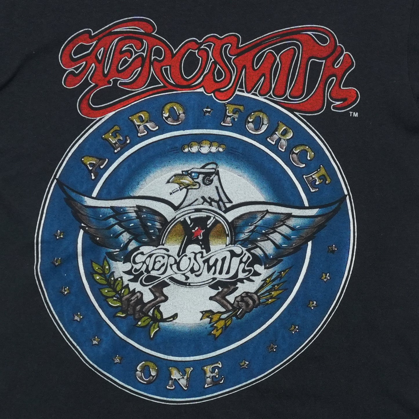 1986 Aerosmith Tour Shirt Detail 1