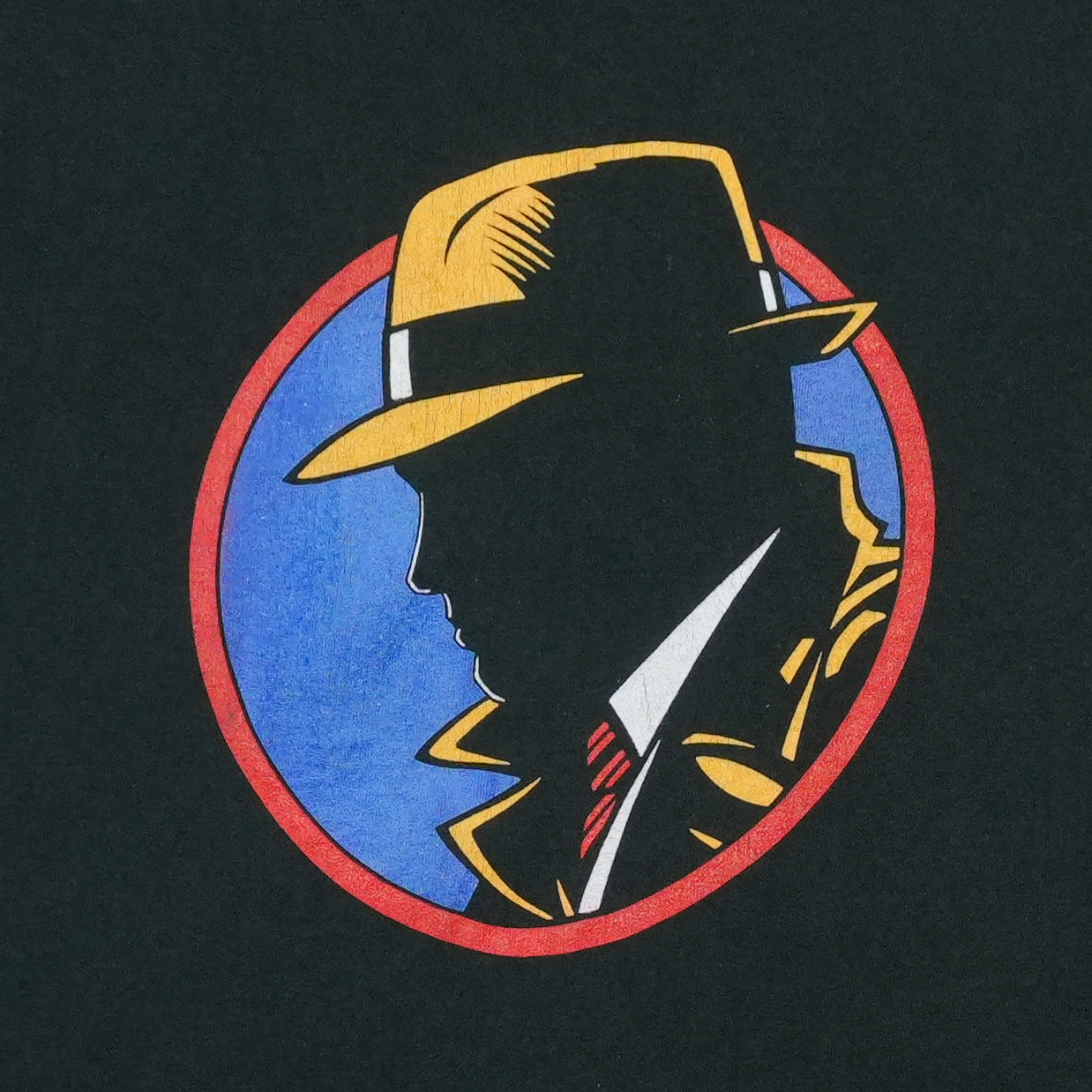 1990s Disney Dick Tracy Shirt Front Graphic