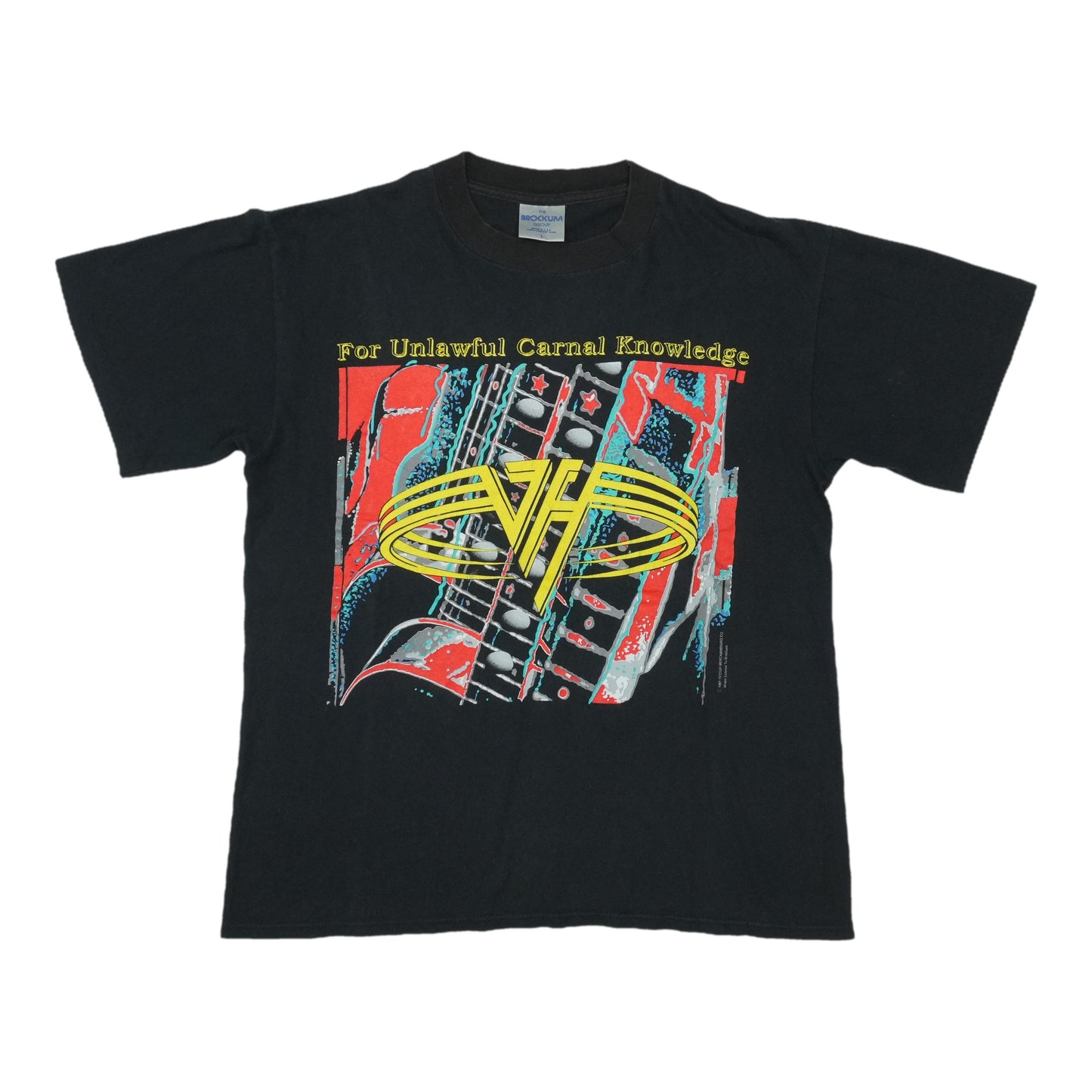1991 Van Halen For Unlawful Carnal Knowledge Shirt Front