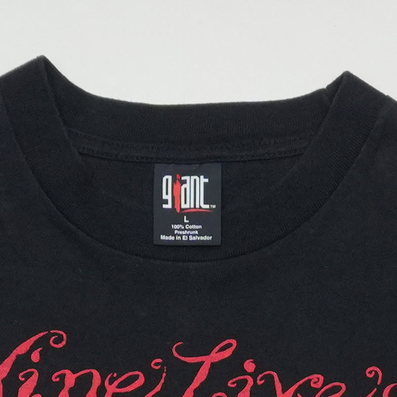 1997 Aerosmith Nine Lives Tour Shirt Tag