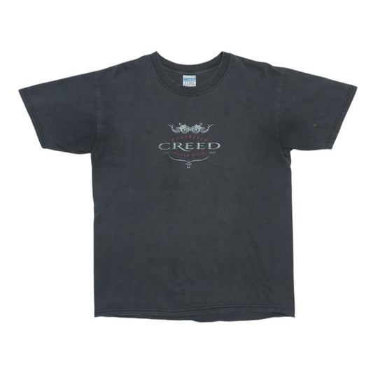 2002 Creed Weathered World Tour Shirt Front