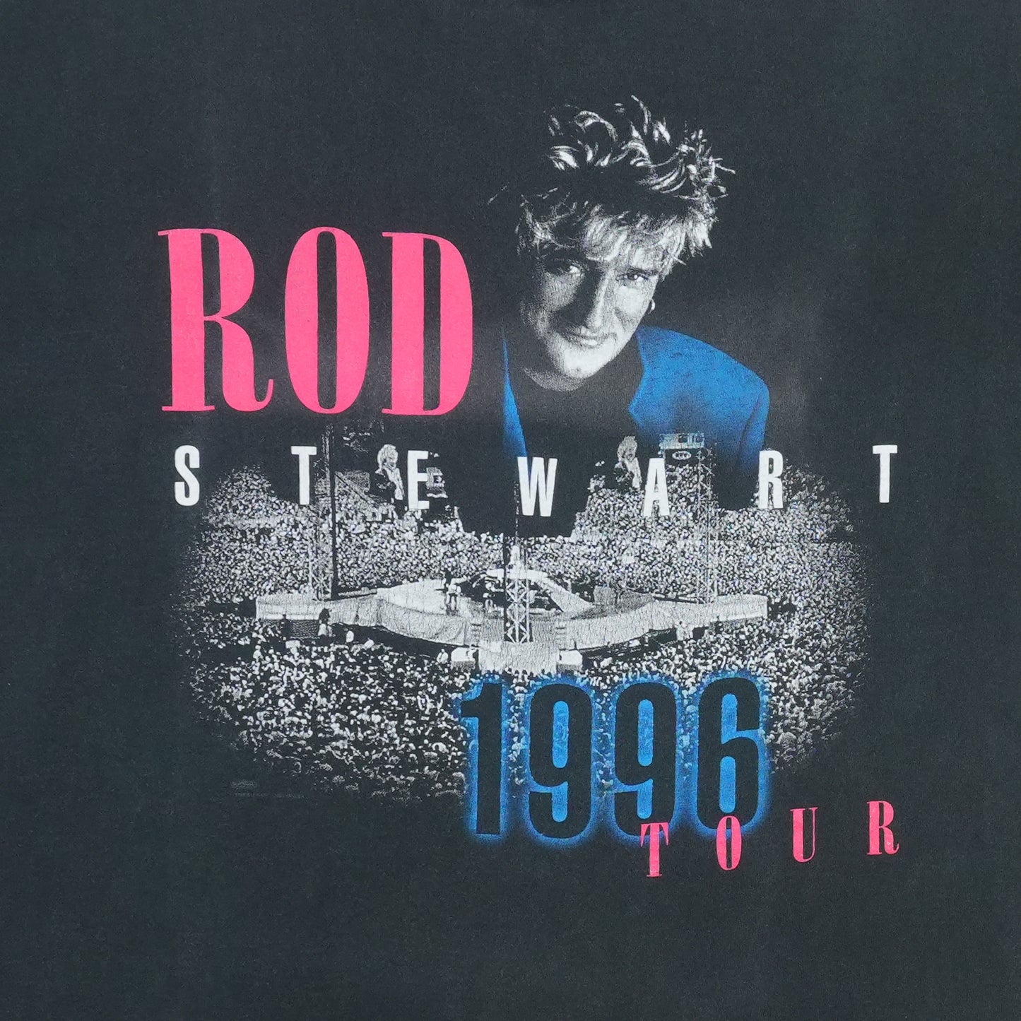 1996 Rod Stewart In The Round Tour Shirt Detail 2