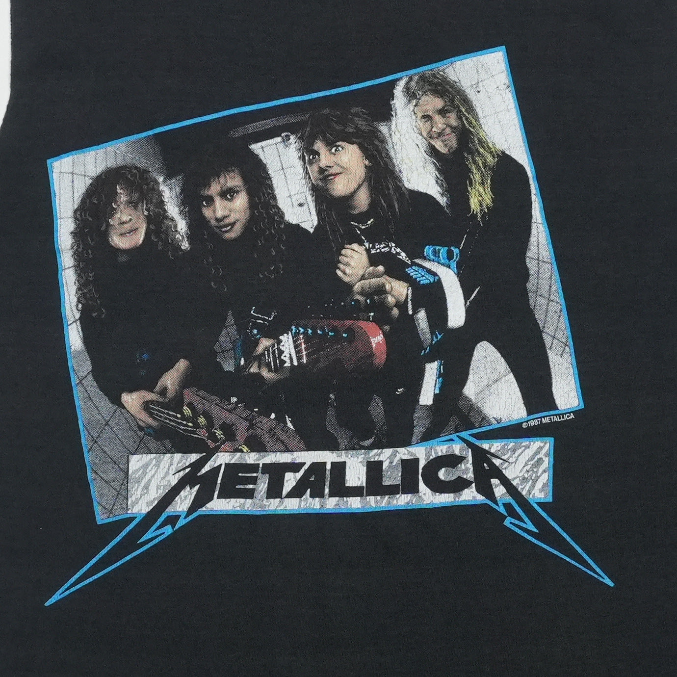 1987 Metallica Shirt Front Graphic