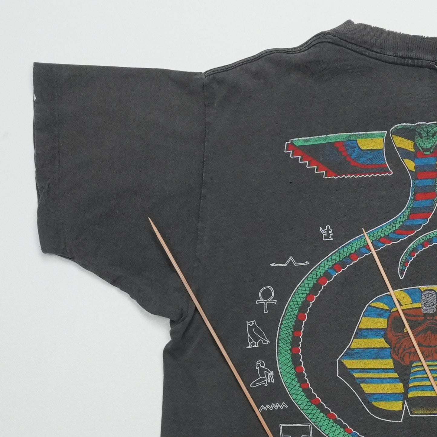 1984 Iron Maiden World Slavery Tour Shirt Back Detail 4